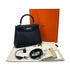 HERMES KELLY 25 TOUCH RETOURNE BLACK SWIFT LIZARD 2023 B STAMP PALLADIUM HARDWARE 90320180