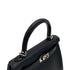HERMES KELLY 25 TOUCH RETOURNE BLACK SWIFT LIZARD 2023 B STAMP PALLADIUM HARDWARE 90320180