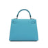 HERMES KELLY 25 VERSO SELLIER BLEU DE NORD CUIVRE VEAU MADAME HAND SHOULDER BAG 2022 U STAMP PALLADIUM HARDWARE 90351077