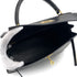 HERMES KELLY 28 BLACK BOXCALF HAND SHOULDER BAG 1993 CIRCLE W GOLD HARDWARE 90321156