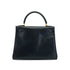 HERMES KELLY 28 BLUE INDIGO BOX CALF HAND BAG 1992 CIRCLE V GOLD HARDWARE 90339443