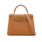 HERMES KELLY 28 COURCHEVEL GOLD HAND SHOULDER BAG 1996 CIRCLE Z GOLD HARDWARE 90335777
