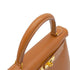 HERMES KELLY 28 COURCHEVEL GOLD HAND SHOULDER BAG 1996 CIRCLE Z GOLD HARDWARE 90335777