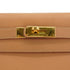 HERMES KELLY 28 SELLIER NATUREL COUCHEVEL HAND SHOULDER BAG 1994 CIRCLE X GOLD HARDWARE 90339215