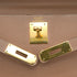 HERMES KELLY 28 SELLIER NATUREL COUCHEVEL HAND SHOULDER BAG 1994 CIRCLE X GOLD HARDWARE 90339215