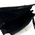 HERMES KELLY 28 RETORNE BLACK DEBRIS HAND BAG 2000 SQUARE D GOLD HARDWARE 90318612