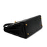 HERMES KELLY 28 RETOURNE BLACK BOX CALF HAND SHOULDER BAG 1994 CIRCLE X GOLD HARDWARE 90341435