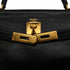 HERMES KELLY 28 RETOURNE BLACK BOX CALF HAND SHOULDER BAG 1994 CIRCLE X GOLD HARDWARE 90341435