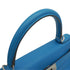 HERMES KELLY 28 RETOURNE BLEU ZANZIBAR EVERCOLOR HAND SHOULDER BAG 2017 A STAMP PALLADIUM HARDWARE 90331405