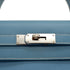 HERMES KELLY 28 RETOURNE BLUE JEAN VEAU EPSOM 2008 SQUARE L PALLADIUM HARDWARE 90341429