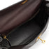 HERMES KELLY 28 RETOURNE HAVANE VEAU GULLIVER HAND SHOULDER BAG 2001 SQUARE H GOLD HARDWARE 90344455
