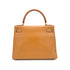HERMES KELLY 28 RETOURNE NATUREL COUCHEVEL HAND SHOULDER BAG 1994 CIRCLE X GOLD HARDWARE 90319584