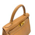 HERMES KELLY 28 RETOURNE NATUREL COUCHEVEL HAND SHOULDER BAG 1994 CIRCLE X GOLD HARDWARE 90319584