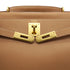 HERMES KELLY 28 RETOURNE NATUREL COUCHEVEL HAND SHOULDER BAG 1998 SQUARE B GOLD HARDWARE 90330997