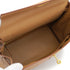 HERMES KELLY 28 RETOURNE NATUREL COUCHEVEL HAND SHOULDER BAG 1998 SQUARE B GOLD HARDWARE 90330997