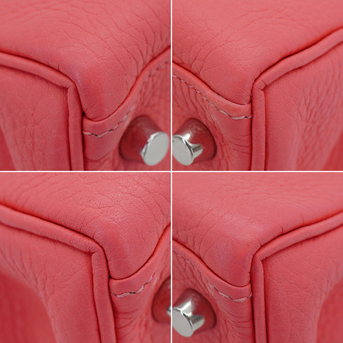 HERMES KELLY 28 RETOURNE ROSE AZALEE TAURILLON CLEMENCE HAND SHOULDER BAG 2020 Y STAMP PALLADIUM HARDWARE 90335567