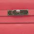 HERMES KELLY 28 RETOURNE ROSE AZALEE TAURILLON CLEMENCE HAND SHOULDER BAG 2020 Y STAMP PALLADIUM HARDWARE 90335567