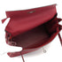 HERMES KELLY 28 RETOURNE ROUGE GRENAT TOGO HAND SHOULDER BAG 2019 D STAMP PALLADIUM HARDWARE 90334140