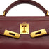 HERMES KELLY 28 RETOURNE ROUGE H BOXCALF HAND SHOULDER BAG 1991 CIRCLE U GOLD HARDWARE 90326657