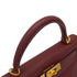 HERMES KELLY 28 RETOURNE ROUGE H TOGO HAND SHOULDER BAG 2004 SQUARE H GOLD HARDWARE 90331962