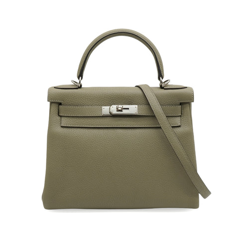 HERMES KELLY 28 RETOURNE SAUGE TAURILLON CLEMENCE HAND SHOULDER BAG 2016 X STAMP GOLD HARDWARE 90343409