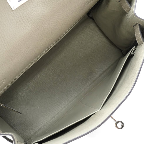 HERMES KELLY 28 RETOURNE SAUGE TAURILLON CLEMENCE HAND SHOULDER BAG 2016 X STAMP GOLD HARDWARE 90343409