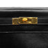 HERMES KELLY 28 SELLIER BLACK BOXCALF HAND SHOULDER BAG 1985 CIRCLE O GOLD HARDWRE 90315004