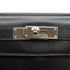 HERMES KELLY 28 SELLIER BLACK BOXCALF HAND SHOULDER BAG 2002 SQUARE F PALLADIUM HARDWARE 90336791