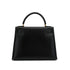 HERMES KELLY 28 SELLIER BLACK BOX CALF HAND SHOULDER BAG 1991 CIRCLE U GOLD HARDWARE 90346863