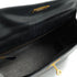 HERMES KELLY 28 SELLIER BLACK BOX CALF HAND SHOULDER BAG 1991 CIRCLE U GOLD HARDWARE 90346863