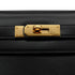 HERMES KELLY 28 SELLIER BLACK BOX CALF HAND SHOULDER BAG 1993 CIRCLE W GOLD HARDWARE 90340467