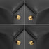HERMES KELLY 28 SELLIER BLACK BOX CALF HAND SHOULDER BAG 1994 CIRCLE X GOLD HARDWARE 90335149