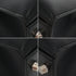 HERMES KELLY 28 SELLIER BLACK BOX CALF HAND SHOULDER BAG 1998 SQUARE B SILVER HARDWARE 90338300