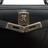 HERMES KELLY 28 SELLIER BLACK BOX CALF HAND SHOULDER BAG 1998 SQUARE B SILVER HARDWARE 90338300