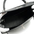 HERMES KELLY 28 SELLIER BLACK BOX CALF HAND SHOULDER BAG 1998 SQUARE B SILVER HARDWARE 90338300
