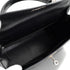 HERMES KELLY 28 SELLIER BLACK BOX CALF HAND SHOULDER BAG 2000 SQUARE D PALLADIUM HARDWARE 90334274