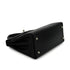 HERMES KELLY 28 SELLIER BLACK BOX CALF HAND SHOULDER BAG 2003 SQUARE G SILVER HARDWARE 90338879