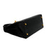HERMES KELLY 28 SELLIER BLACK BOX CALF HAND SHOULDER BAG 2004 SQUARE H GOLD HARDWARE 90341432
