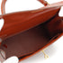 HERMES KELLY 28 SELLIER BRIQUE BOX CALF HAND SHOULDER BAG 1992 CIRCLE V GOLD HARDWARE 90335477