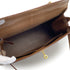 HERMES KELLY 28 SELLIER BROWN LIZARD HAND SHOULDER BAG 1995 CIRCLE Y GOLD HARDWARE 90325605