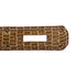 HERMES KELLY 28 SELLIER BROWN LIZARD HAND SHOULDER BAG 1995 CIRCLE Y GOLD HARDWARE 90325605