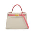 HERMES KELLY 28 SELLIER CRAIE ROSE AZALEE VEAU EPSOM HAND SHOULDER BAG 2018 C STAMP SPO GOLD HARDWARE 90327314