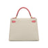 HERMES KELLY 28 SELLIER CRAIE ROSE AZALEE VEAU EPSOM HAND SHOULDER BAG 2018 C STAMP SPO GOLD HARDWARE 90327314