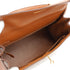 HERMES KELLY 28 SELLIER GOLD COUCHEVEL HAND SHOULDER BAG 1989 CIRCLE S GOLD HARDWARE 90340153