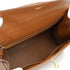 HERMES KELLY 28 SELLIER GOLD COUCHEVEL HAND SHOULDER BAG 1996 CIRCLE Z GOLD HARDWARE 90328920