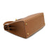HERMES KELLY 28 SELLIER GOLD COURCHEVEL HAND SHOULDER BAG 1998 SQUARE B GOLD HARDWARE 90331393