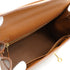 HERMES KELLY 28 SELLIER GOLD COURCHEVEL HAND SHOULDER BAG 1998 SQUARE B GOLD HARDWARE 90331393