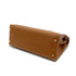 HERMES KELLY 28 SELLIER GOLD COURCHEVEL HAND SHOULDER BAG 1998 SQUARE B GOLD HARDWARE 90327387