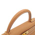 HERMES KELLY 28 SELLIER GOLD VEAU EPSOM HAND SHOULDER BAG 2005 SQUARE I GOLD HARDWARE 90341431
