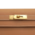 HERMES KELLY 28 SELLIER GOLD VEAU EPSOM HAND SHOULDER BAG 2005 SQUARE I GOLD HARDWARE 90341431